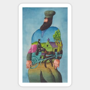 Beardman Sticker